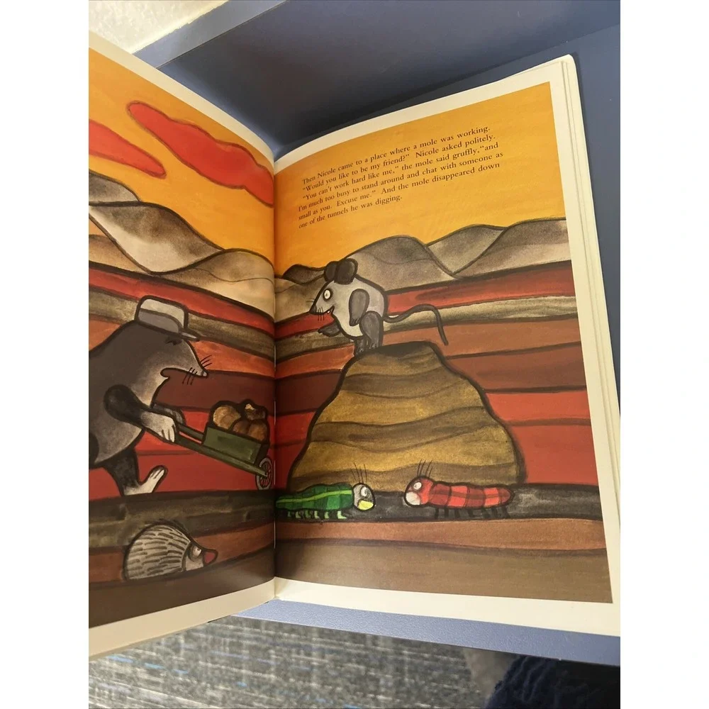 MOUSE AND ELEPHANT By Matthias Hopper Jan Lencia - Hardcover W/ Dust Jacket 1990